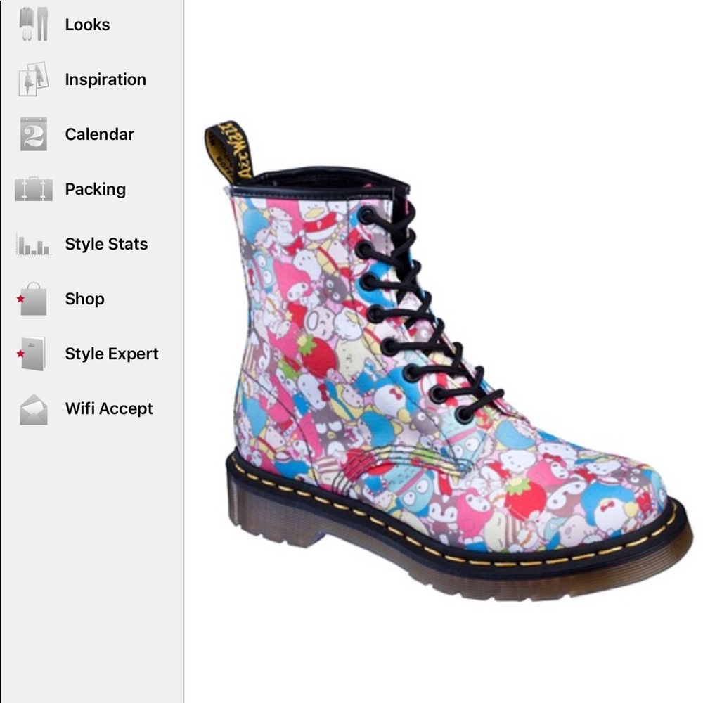 Sanrio dr martens hello kitty boots